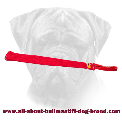 French Linen Bite Rag for Bullmastiff Training