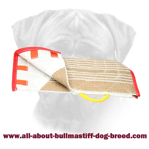 Strong Bullmastiff Jute Cover for Prolonging Bite Sleeve Use