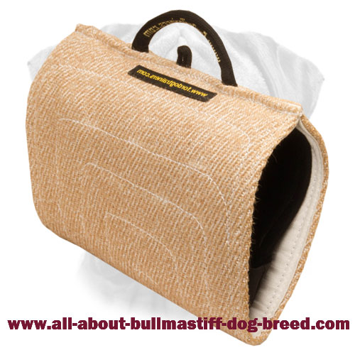 Jute Bite Builder for Bullmastiff Training