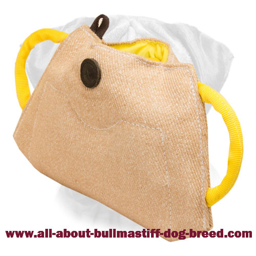 Bullmastiff Bite Builder for Training Made of Jute