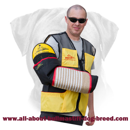 Lightweight Intermediate Bite Sleeve for Bullmastiff