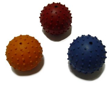 Rubber Squeaky Ball Dog Toy 2 3/8''(6cm)-Bullmastiff Dog Toys