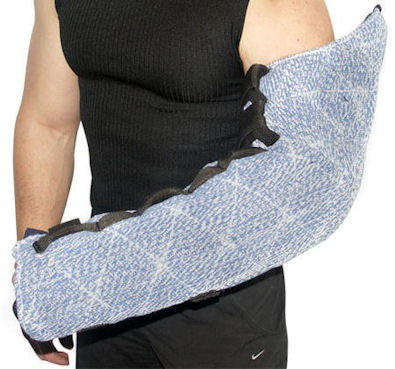 Light weight Training Velcro Closure Hidden Bite Suit Sleeve