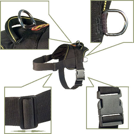 Nylon Designer Dog Harness for Bullmastiff