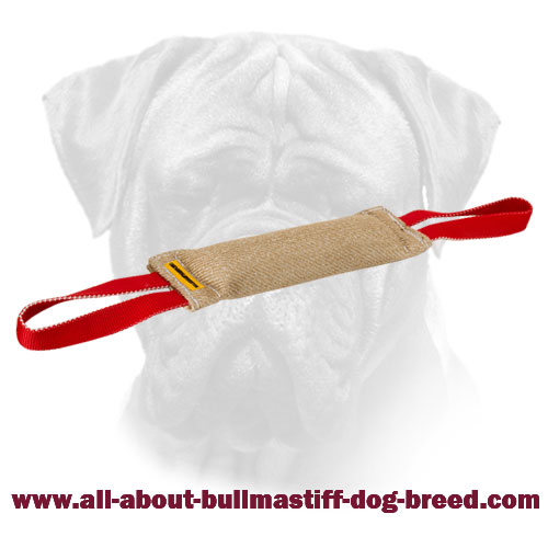 Bite Tug of Jute Material for Bullmastiff