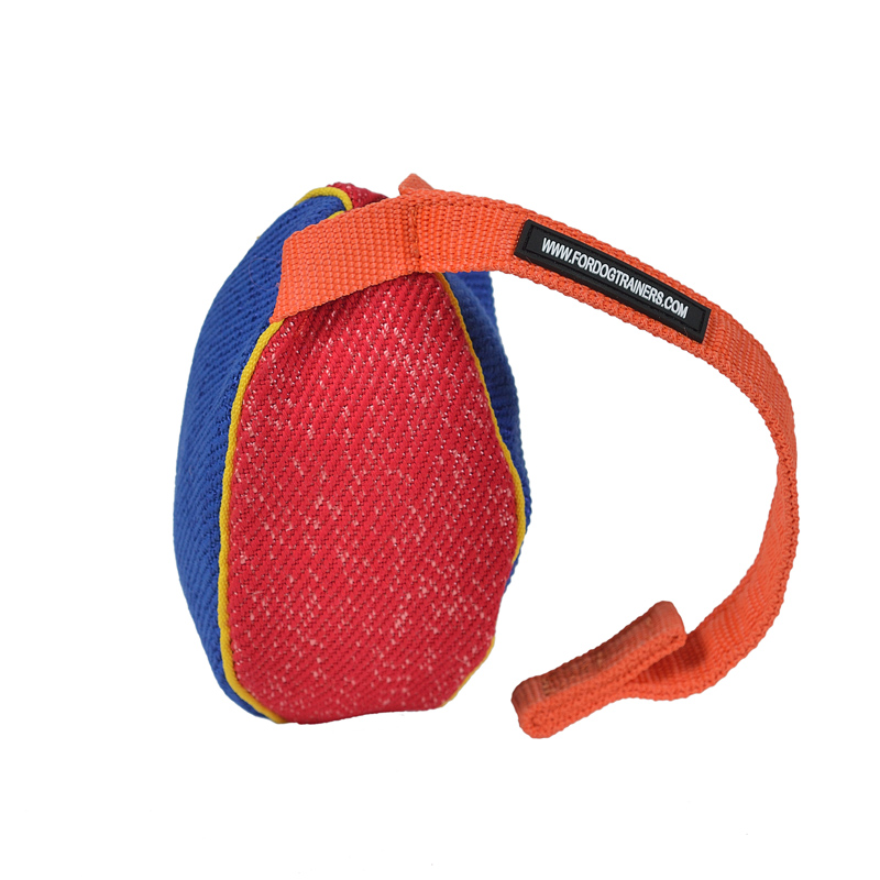 "Perfect Reward" French Linen Bite Tug for Puppies and Small Bullmastiff - 6 x 4 inch (15 x 10 cm) - Click Image to Close