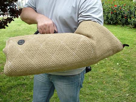 Puppy Sleeve made of Strong yet Safe Jute